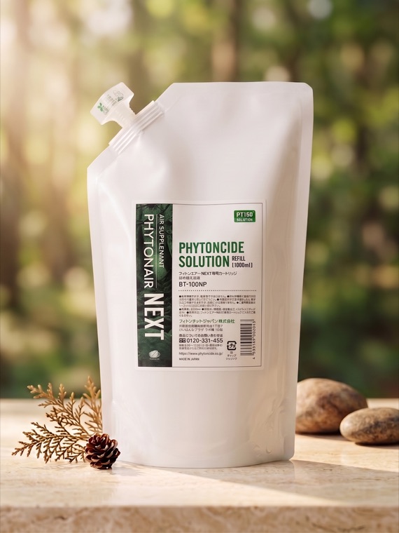 フィトンエアー NEXT 専用の詰め替え溶液(1000ml のパウチ)